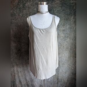 Eileen Fisher Silk Top Size Large EUC